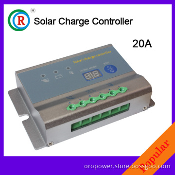 12V/24V 20A PWM Solar Charge Controller with LED